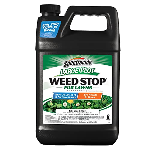 Spectracide Large Plot Weed Stop for Lawns Concentrate, 1 Gallon, Kills More Than 200 Types of Weeds as Listed - Image 1