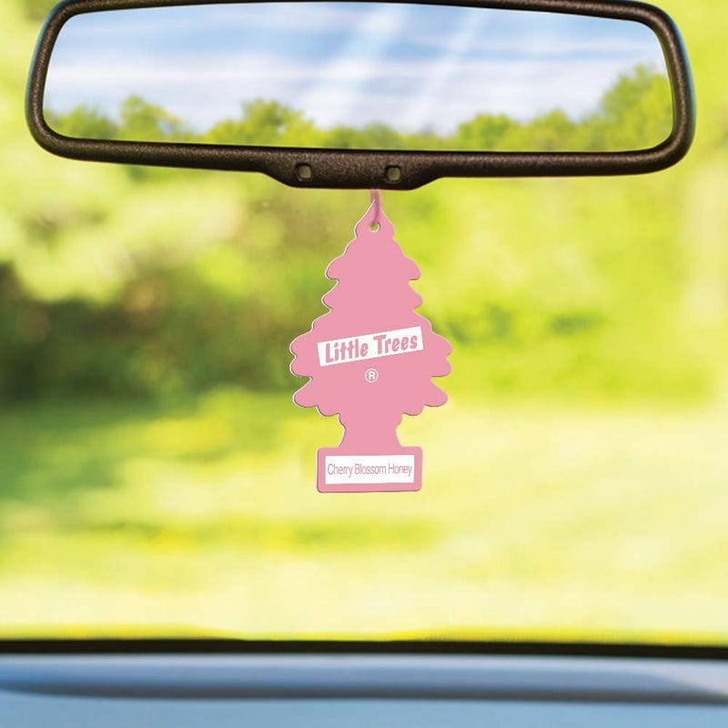 Little Trees Air Fresheners, Singles, Cherry Blossom Honey (Pack of 12) - Image 4