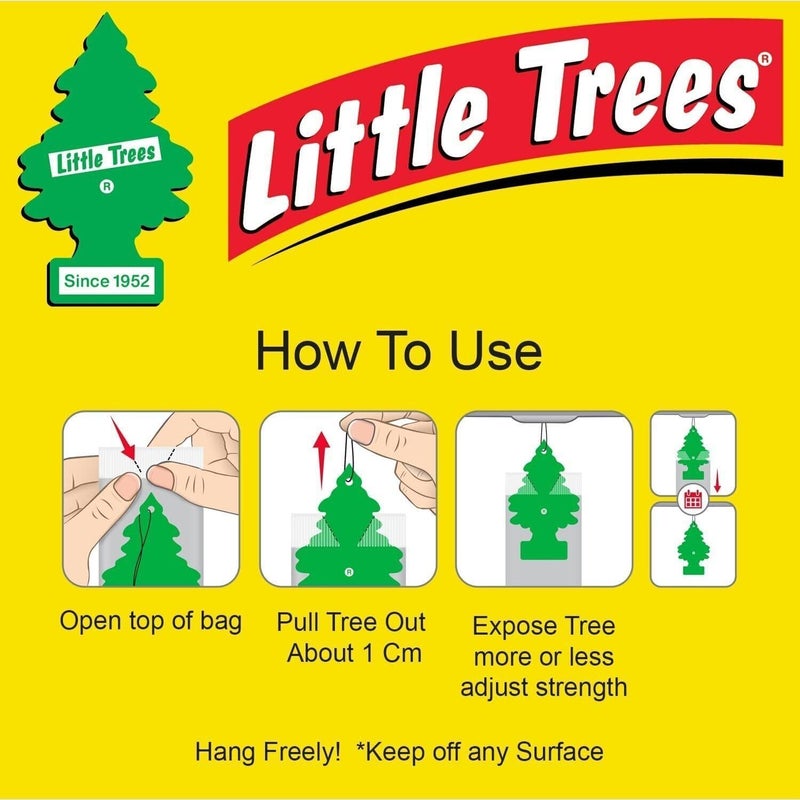 Little Trees Air Fresheners, Singles, Cherry Blossom Honey (Pack of 12) - Image 5