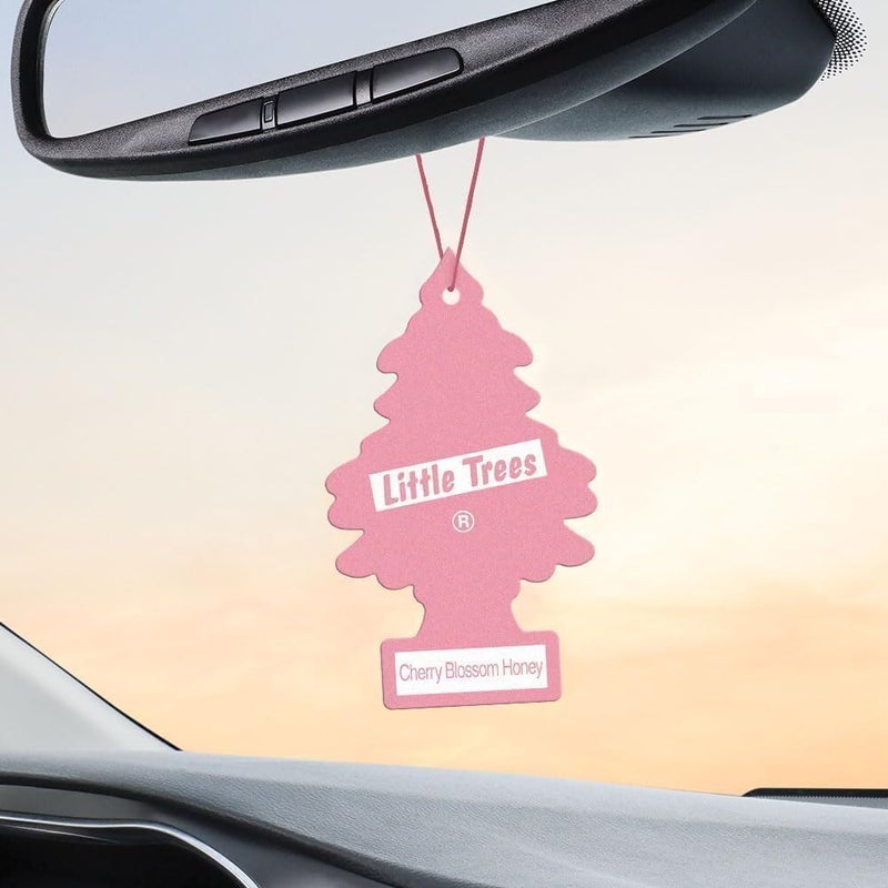Little Trees Air Fresheners, Singles, Cherry Blossom Honey (Pack of 12) - Image 2