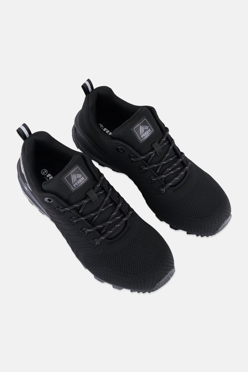 RBX Men Lace Up Outdoor Shoes, Black - Image 4