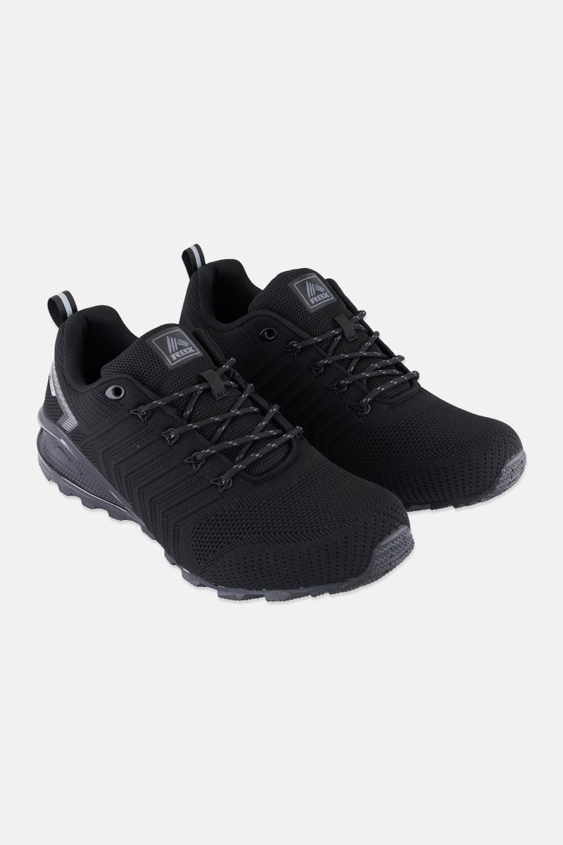 RBX Men Lace Up Outdoor Shoes, Black - Image 1