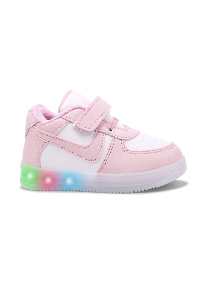 KATS Kids Colourblocked LED Sneakers with Velcro Closure - Image 3