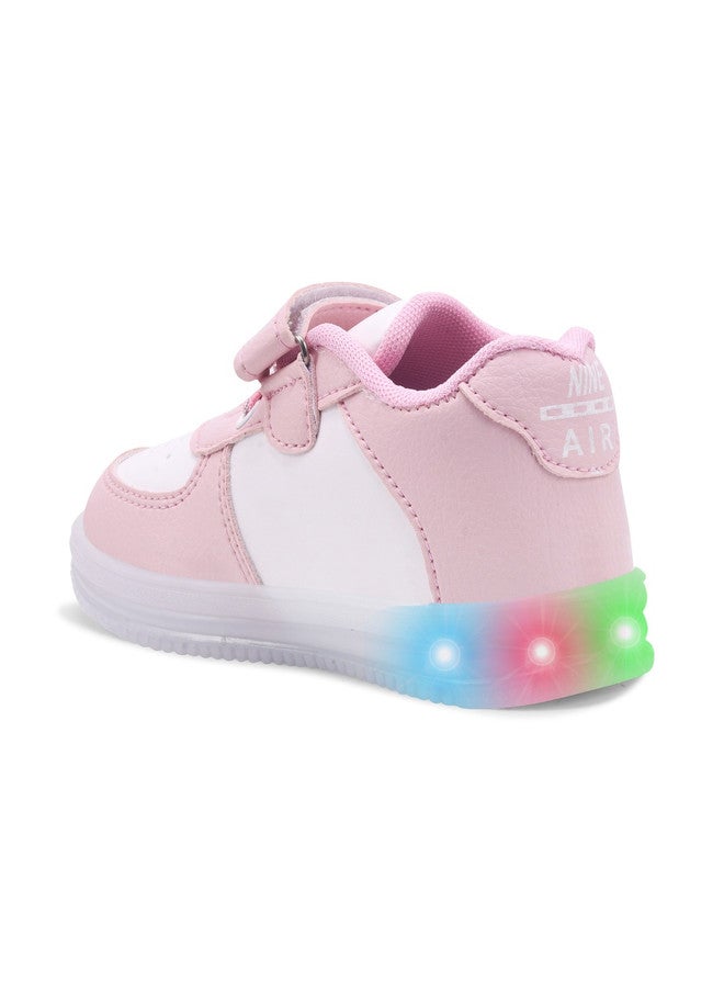 KATS Kids Colourblocked LED Sneakers with Velcro Closure - Image 4