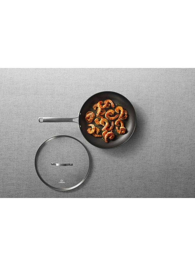 Calphalon مقلاة أومليت عملاقة غير لاصقة كلاسيكية مع غطاء، 12 بوصة، رمادي 12 بوصة 1932340 - Image 4