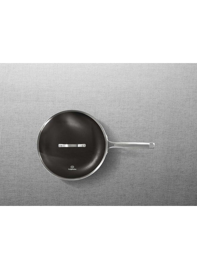 Calphalon مقلاة أومليت عملاقة غير لاصقة كلاسيكية مع غطاء، 12 بوصة، رمادي 12 بوصة 1932340 - Image 2