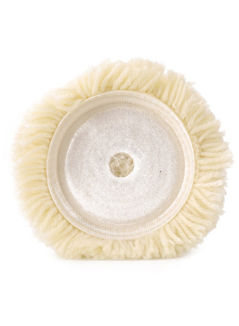 LAWAZIM Wool Buffing Pad -7inch- Easy to Clean and Maintain Polishing Pad Buffing Wheel Disc for Surface Detailing Scratch Removal Revitalization Protection and Restoration - on Automotives Household - Image 3