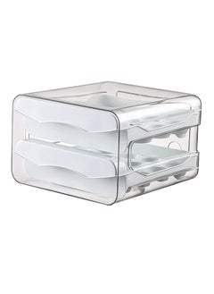 Refrigerator Egg Storage Box Drawer type Egg Storage Box Household Double-layer Pull-out Frame Egg Tray With Lid Egg Tray With Lid Egg Container