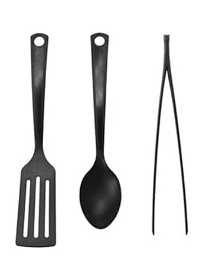 3 Pcs Kitchen Utensil Set  Black