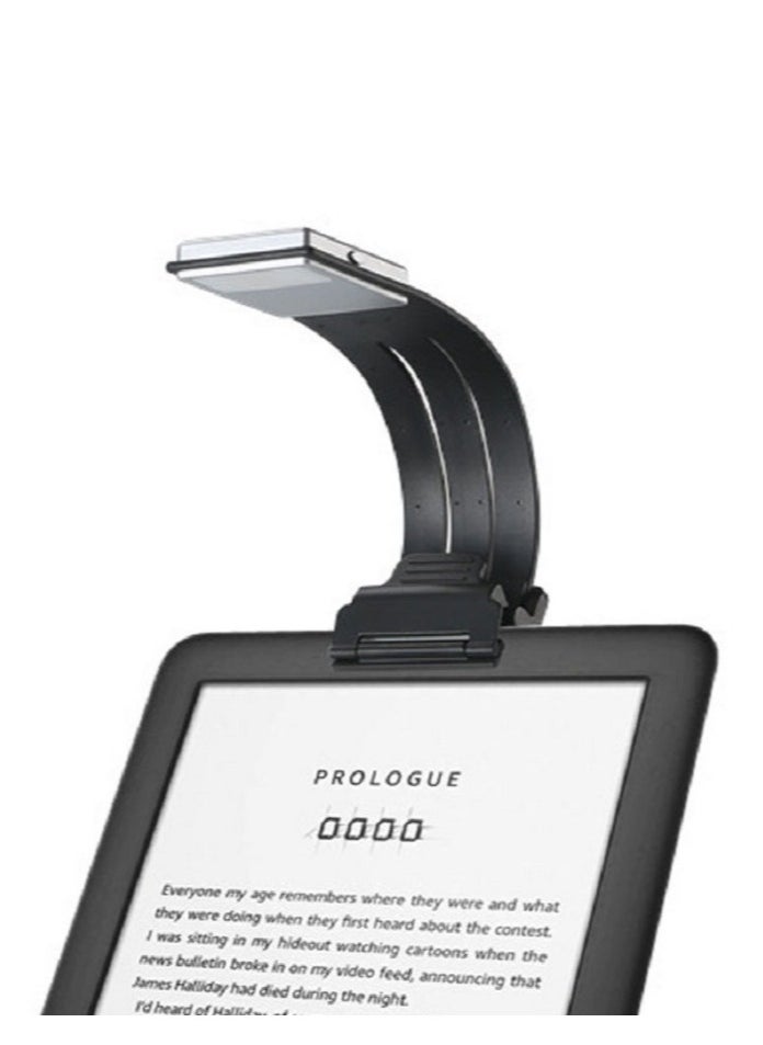 Necomi - Book Reading Light with Clip, USB Rechargeable Foldable Table Lamp For Reading Desk Lamp 3 Color Night Light Lamp For Travel, School, Business Trip - Image 1