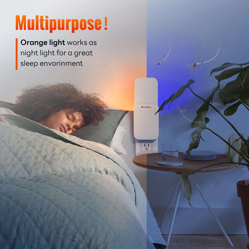 Mosalogic Fruit Fly Traps for Indoors Gnat Trap for House Indoor-600 Sqft Protection Area UV Fly Insect Trapper for Fruit Flies,Gnat,Mosquito,and Other Flying Insect Plug in Bug Killer White - Image 4