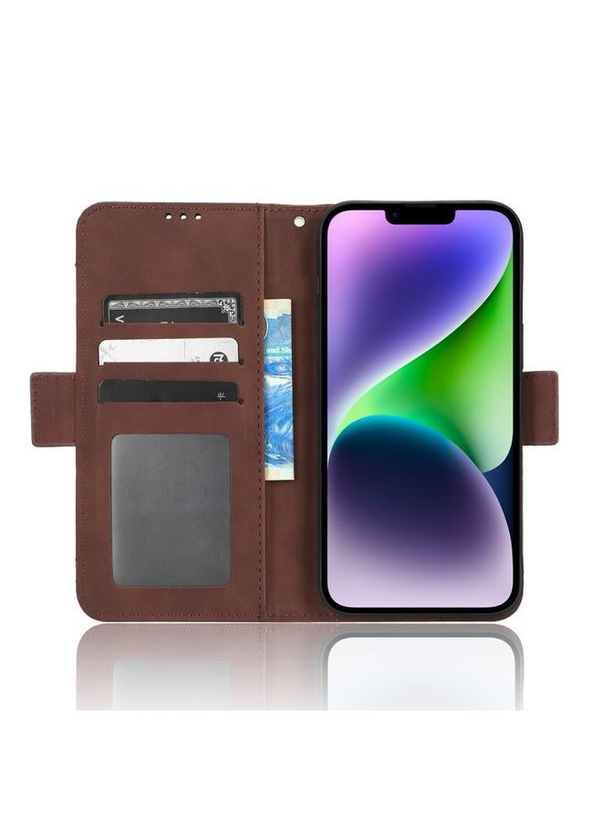 S-TOP Case For iPhone 15 Skin Feel Calf Texture Card Slots Leather Phone Case - Image 5