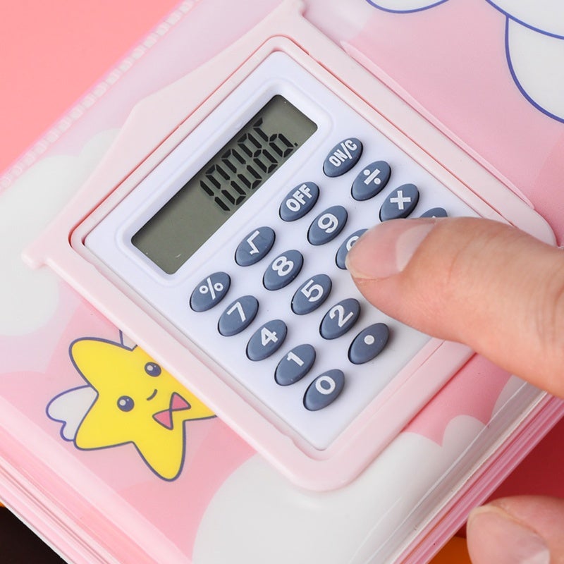 Pencil Box: 24.5*9*4 CM Blue - Built-In Flip-Up Calculator, One-Click Pop-Up Pencil Sharpener Compartment, Multi-Space Storage for Kids School Use - Image 2