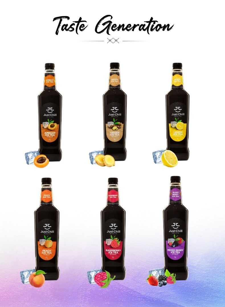 Peach Iced Tea Syrup 1 Litre