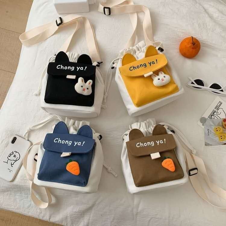 حقيبة كانفاس صغيرة للنساء - Image 1