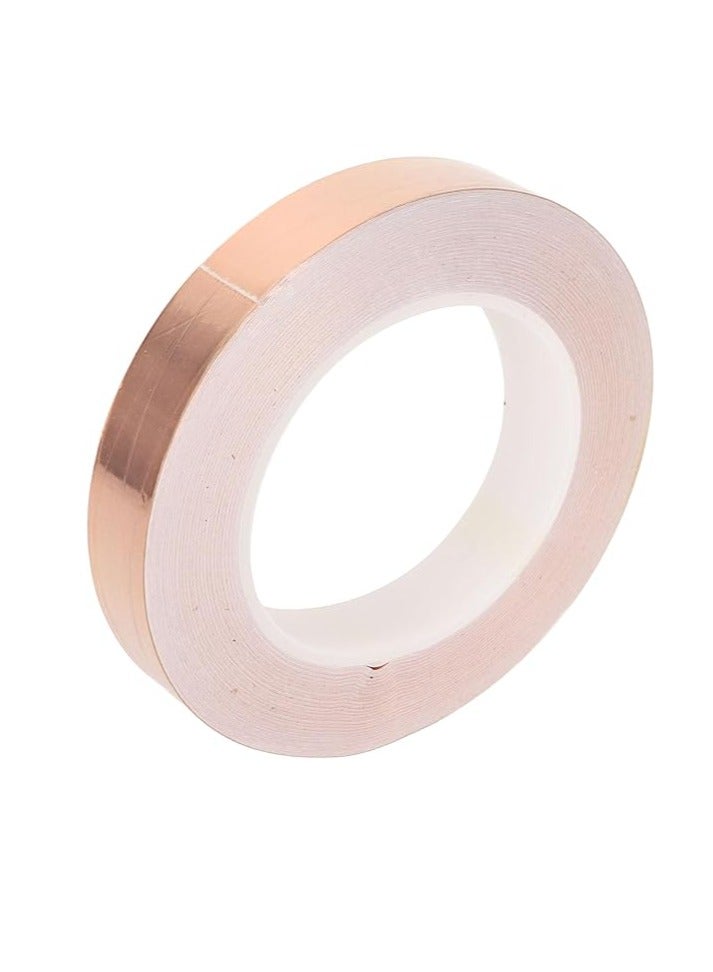 KNP Copper Protection Tape is a high quality adhesive tape made from copper foil designed to provide excellent shielding and protection in various applications With its 20mm width and high temperature resistance this tape is particularly effective for use in electronics including computers and other sensitive devices. - Image 1