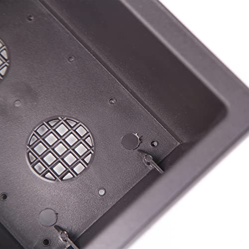 C CRYSTAL LEMON Bonsai Pots with Trays – 3-Pack Durable Plastic Pots with Drainage Holes, 9" D x 6.7" W x 3" H for Indoor Plants - Image 5