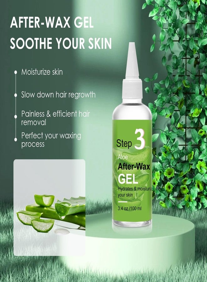 Seopri Pre Wax Spray and After Wax Spray, Triple-bottle Skin Care Set with Pre-wax Cleanser, Wax Remover Oil and Skin Soother Organic Aloe Vera Gel for Sensitive Skin - 100ML - Image 4