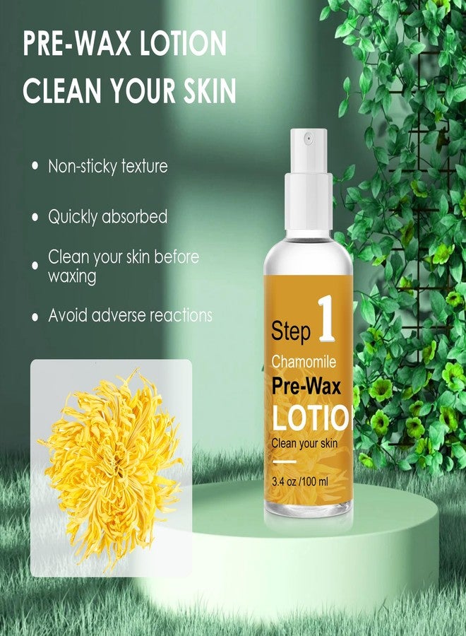 Seopri Pre Wax Spray and After Wax Spray, Triple-bottle Skin Care Set with Pre-wax Cleanser, Wax Remover Oil and Skin Soother Organic Aloe Vera Gel for Sensitive Skin - 100ML - Image 2