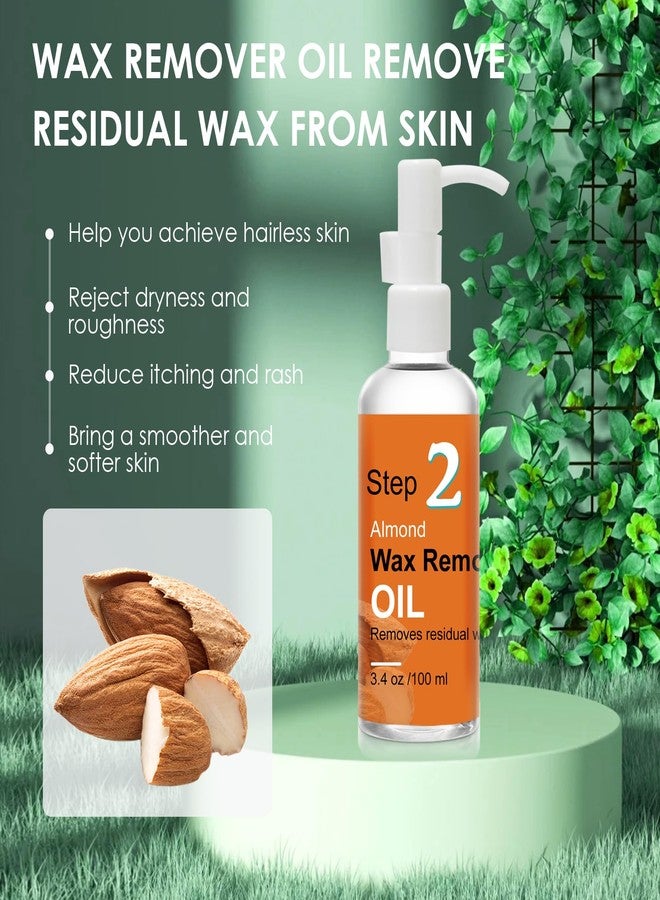 Seopri Pre Wax Spray and After Wax Spray, Triple-bottle Skin Care Set with Pre-wax Cleanser, Wax Remover Oil and Skin Soother Organic Aloe Vera Gel for Sensitive Skin - 100ML - Image 3