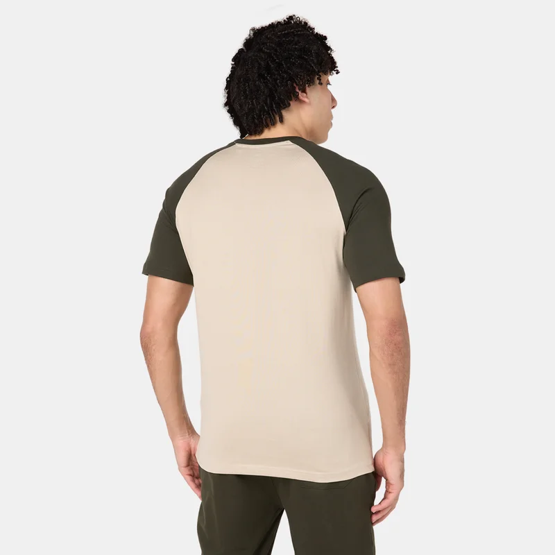 Sun and Sand Sports Beige Men's Raglan T-Shirt for Men | Best Price UAE