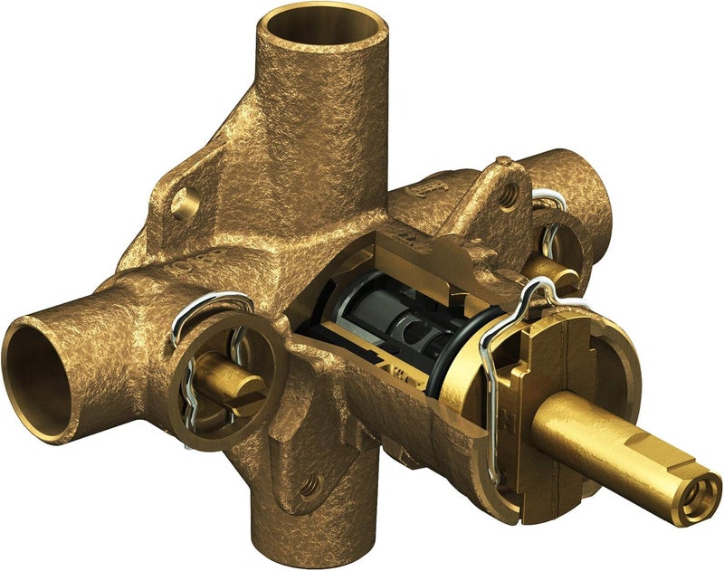 MOEN Moen Commercial PosiTemp Pressure Balancing Shower Valve with Stops 12Inch Sweat CC Connections and 14 Turn Stops 8371HD - Image 3