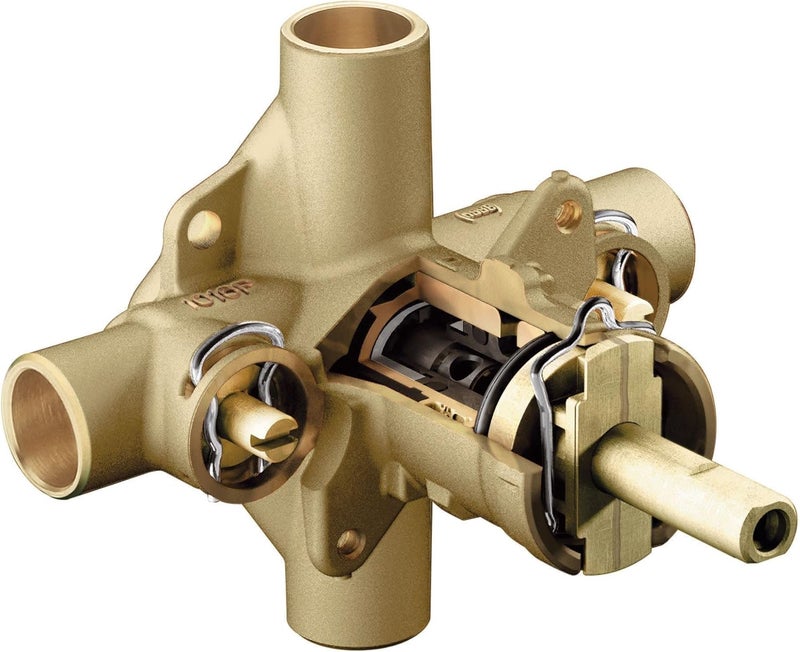 MOEN Moen Commercial PosiTemp Pressure Balancing Shower Valve with Stops 12Inch Sweat CC Connections and 14 Turn Stops 8371HD - Image 2