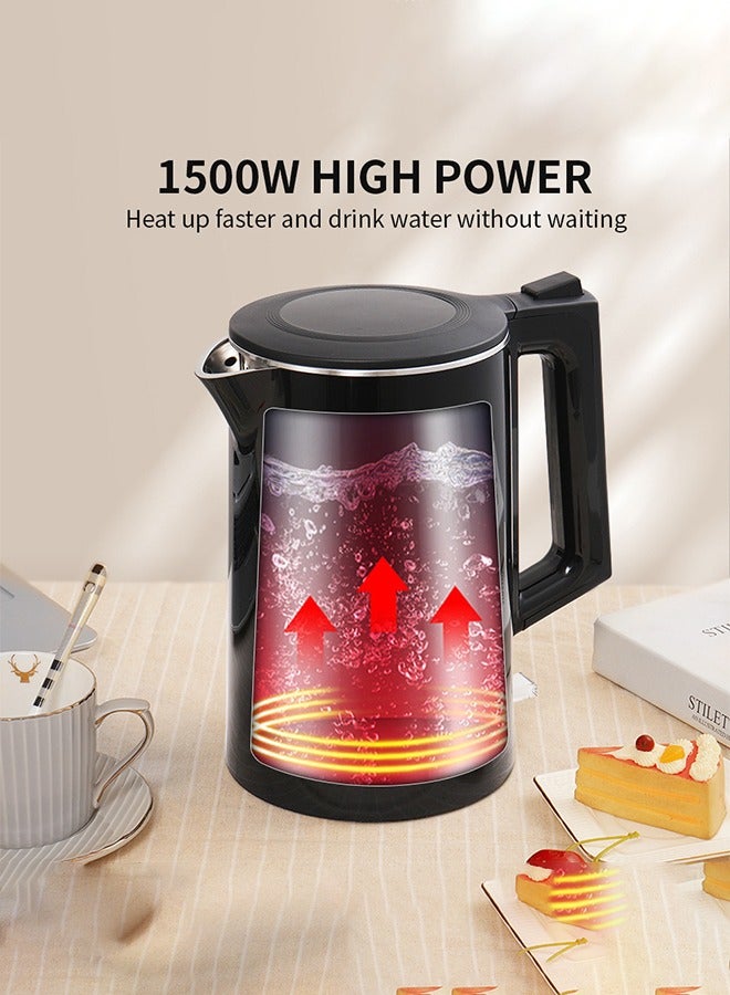 Winning Star 1.7L Electric Kettle,Water Boiler Kettle,1500W Fast Boiling,Auto Shut Off And Boil Dry Protection,360-Degree Rotational Base,Stainless Steel,ST-6023 - Image 5