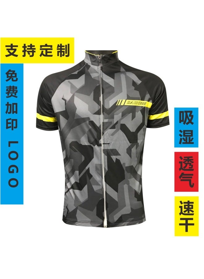 Source Manufacturers Fashion New Sports Outdoor Moisture Wicking Summer Short Sleeve Mountain Bike Cycling Jacket Custom