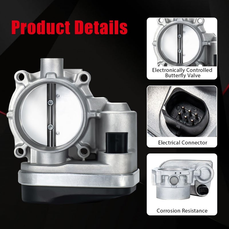 PLDDE New Electronic Throttle Body Assembly with TPS Position Sensor for Chrysler and Dodge Vehicles - Image 2