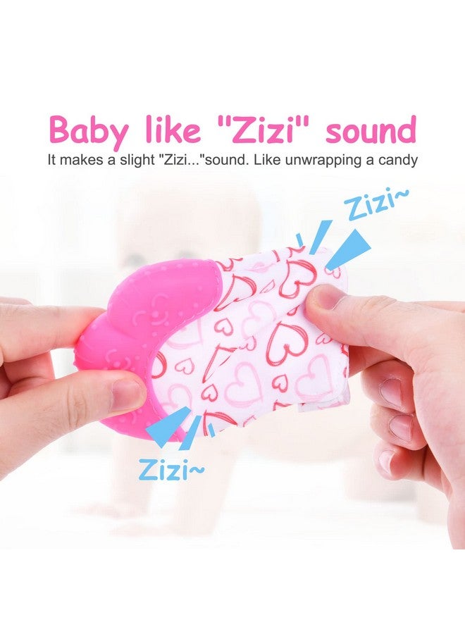 Vicloon 2Pack Silicone Teething Mitt Soothing Infant Teething Mitten Pain Relief Prevent Scratches Glove Safe Silicone Teething Toys For 012 Months  - Image 4