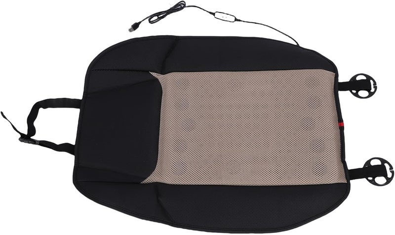 Cooling Car Cushion, USB Powered with 3 Temperature Settings Ventilated Cooling Car Pad for SUV Truck Van RV (Back Cushion) - Image 3