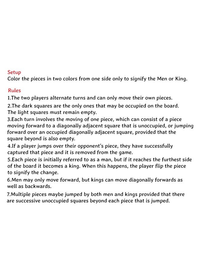 Funvention- for Little Scientist in Every Kid Diy Checkers Pocket Travel Game For Kids 4+ Years,Fun Learning Educational Board Game,Best Birthday Return Gifts - Image 5