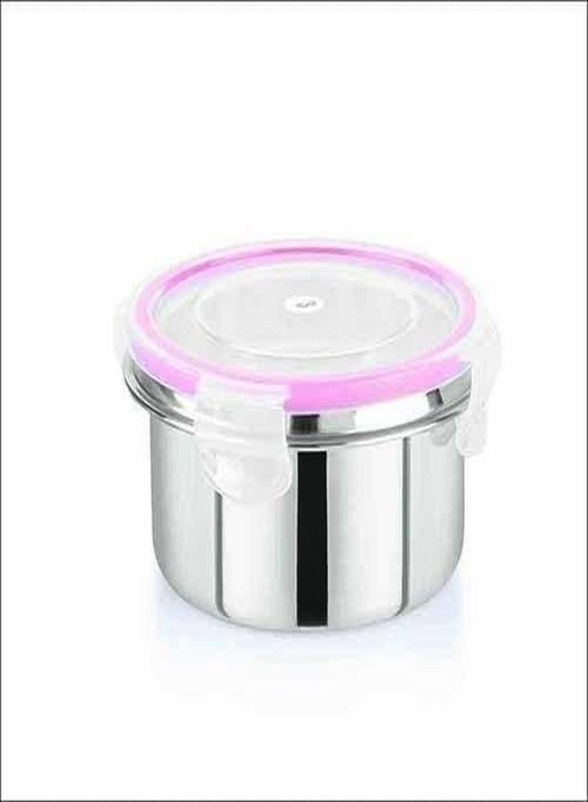Black Olive Food Storage Box - Stainless Steel Lunch Box, 350ml Click and Seal Container, Air Tight Food Storage Box with Lid, Leak Proof Fusion Container for Daily Use in Home Office (2 Pc Set) - Image 5