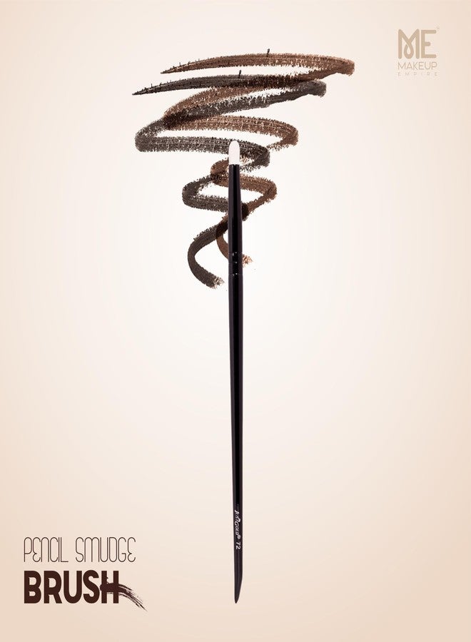 JUST GOLD JustGold Professional Pencil Smudge Brush Soft Bristles Copper Ferrule Wooden Handle #72 - Image 4