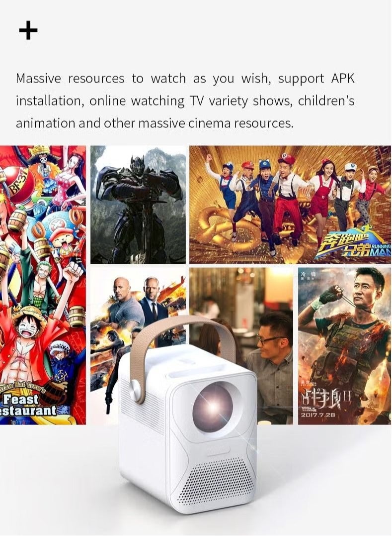 Portable HD WiFi Theatre Android TV Projector System For FIFA Special Indoor Outdoor Use  - Image 2