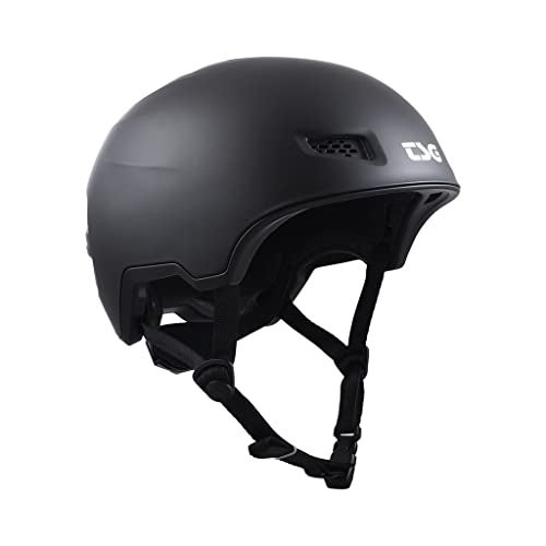 TSG All Terrain Helmet Multi Sports All Season Full Wrap in Mold Construction EPS Lining Lightweight Well Ventilated Cycling Skating Winter Sports Tuned Secure Fit Satin Black LXL - Image 3