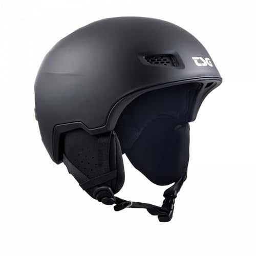 TSG All Terrain Helmet Multi Sports All Season Full Wrap in Mold Construction EPS Lining Lightweight Well Ventilated Cycling Skating Winter Sports Tuned Secure Fit Satin Black LXL - Image 1