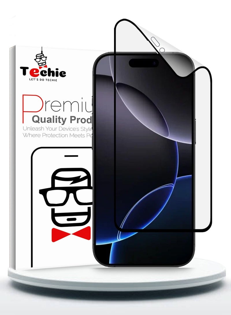 Techie 9D Matte Ceramic Screen Protector Film for Apple iPhone 16 Pro Max – Smooth Feel Anti Fingerprint Bubble Free  - Image 1