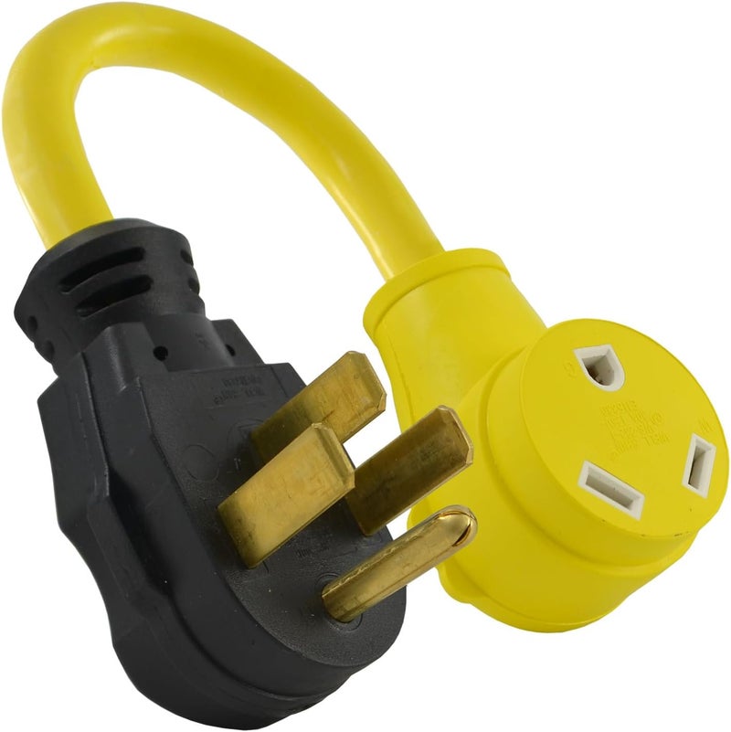 Conntek 14315 50A Male to 30A Female RV Power Pigtail Adapter - Image 1