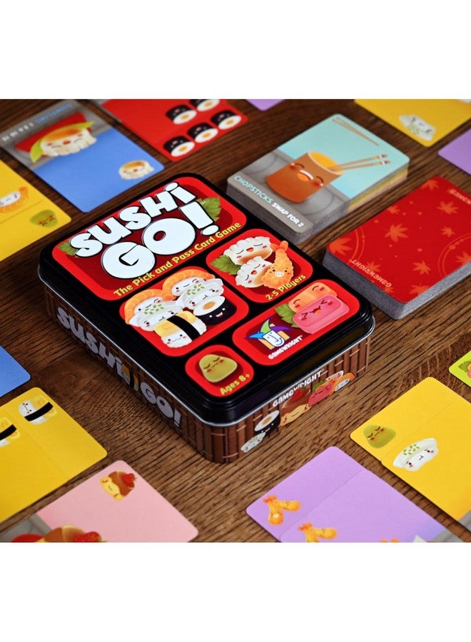 Gamewright Sushi Go - The Pick and Pass family Card Game from Gamewright, great for 2-5 players aged 8 and up - Image 4