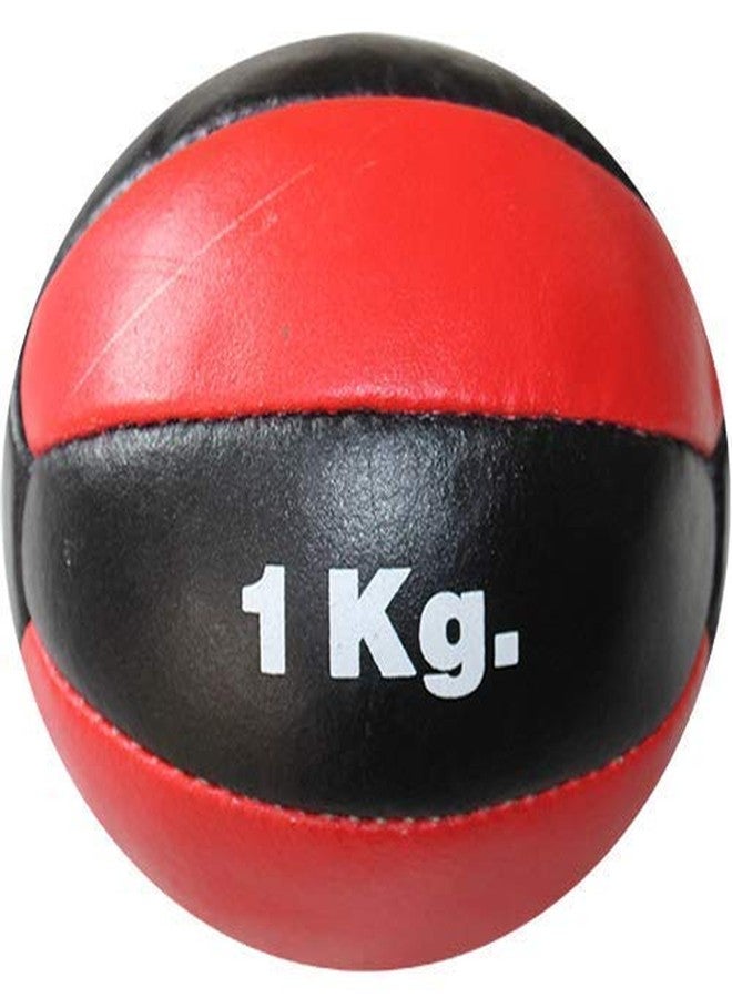 J Marque Rubber Medicine Balls with Bounce Effect (1KG, 2KG, 3KG, 4KG, 5KG, 6KG, 7KG, 8KG, 9KG, 10KG, Multicolors(1KG)(JMSE03) - Image 1