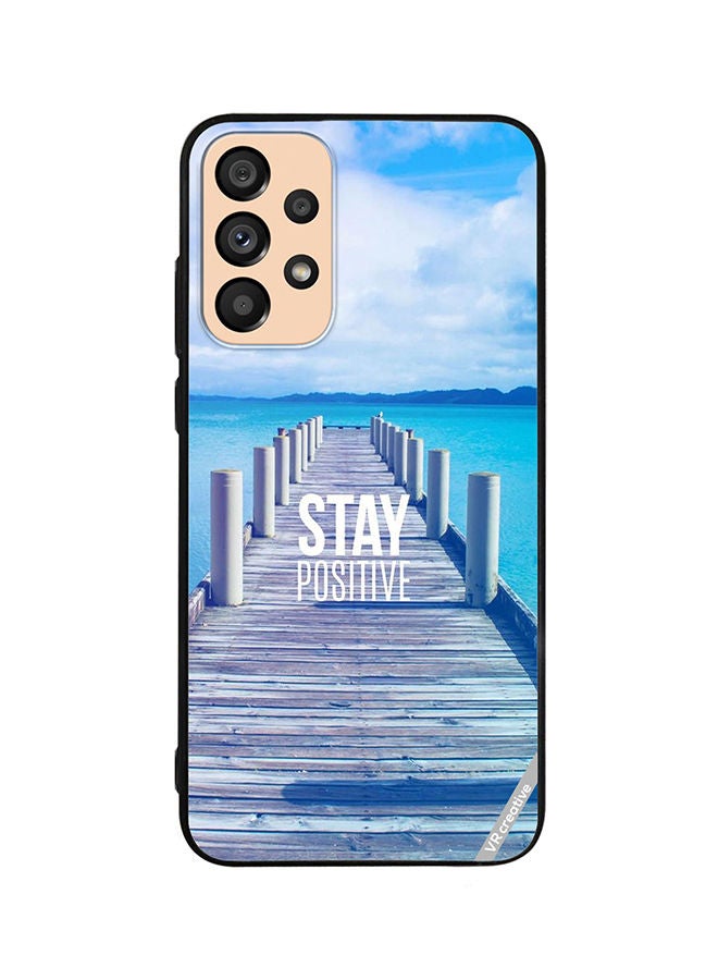 VR CREATIVE Protective Case Cover For Samsung Galaxy A72 Stay Positive Design Multicolour - Image 1