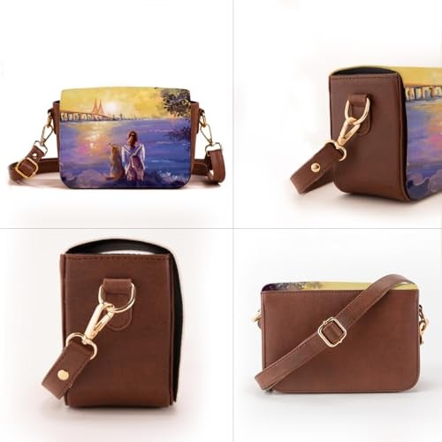 Kalankit Shoulder Bag for Woman | Vegan Leather Sling Bags for Women | Compact Crossbody Purse, Stylish Side Sling Bag & Gift for Woman| New Horizons - Image 4