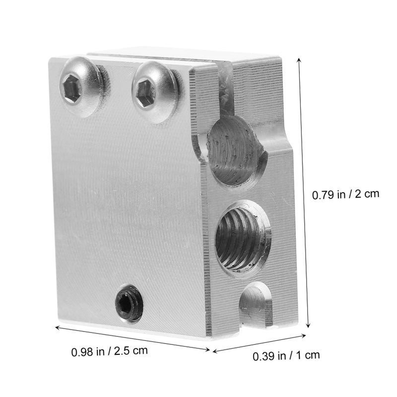 Aluminum Heater Block For 3D Printer Extruder Volcano High Thermal Conductivity Easy Install - Image 3