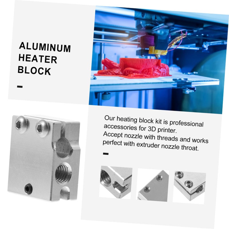 Aluminum Heater Block For 3D Printer Extruder Volcano High Thermal Conductivity Easy Install - Image 5