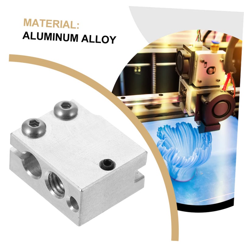 Aluminum Heater Block For 3D Printer Extruder Volcano High Thermal Conductivity Easy Install - Image 4