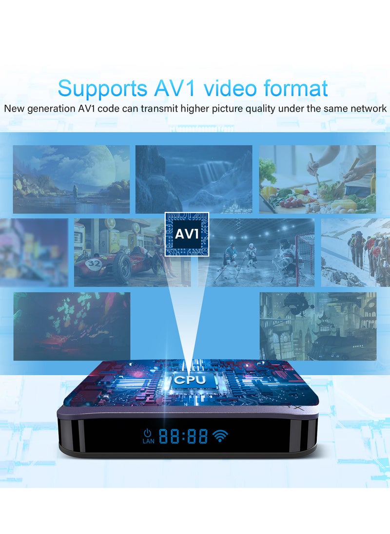 Generic - A95X F3 Air II Android 11.0 Smart TV Box Amlogic S905W2 UHD 4K Media Player 2.4G/5G Dual-band WiFi BT5.0 AV1 VP9 H.265 Decoding Remote Control  2GB+16GB - Image 1