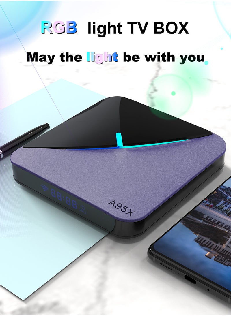 Generic - A95X F3 Air II Android 11.0 Smart TV Box Amlogic S905W2 UHD 4K Media Player 2.4G/5G Dual-band WiFi BT5.0 AV1 VP9 H.265 Decoding Remote Control  2GB+16GB - Image 1