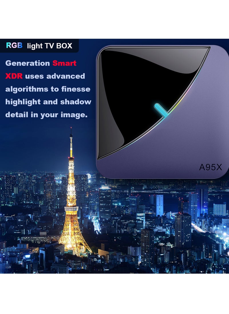 Generic - A95X F3 Air II Android 11.0 Smart TV Box Amlogic S905W2 UHD 4K Media Player 2.4G/5G Dual-band WiFi BT5.0 AV1 VP9 H.265 Decoding Remote Control  2GB+16GB - Image 1